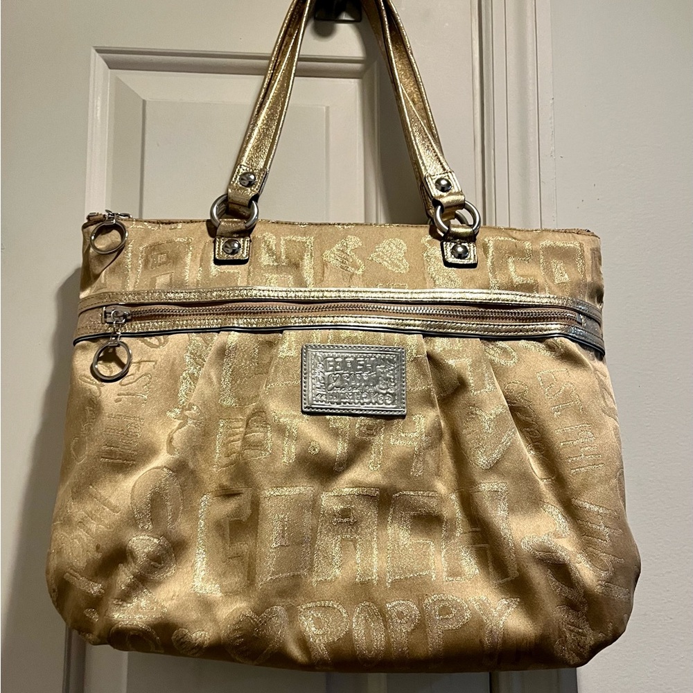 Coach Poppy gold handbag C1069-15301